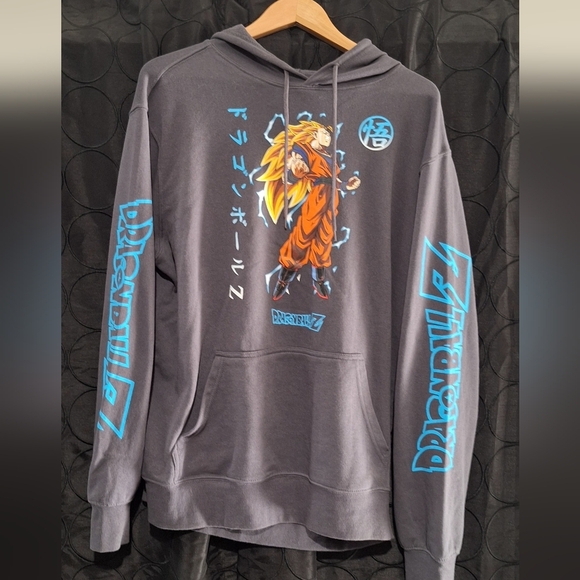 Dragon Ball Z Gray Hoodie - Picture 1 of 5